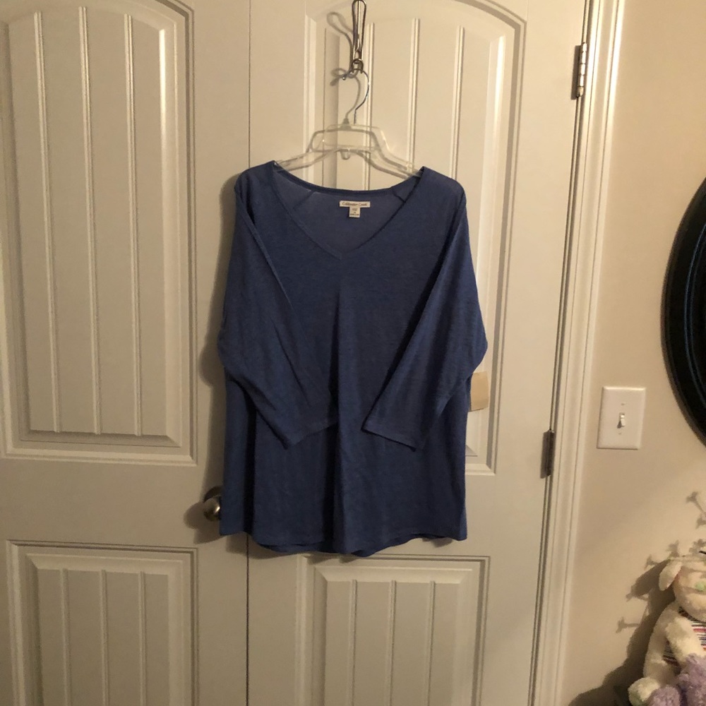 Coldwater Creek blue top